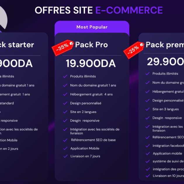 website ecommerce offers